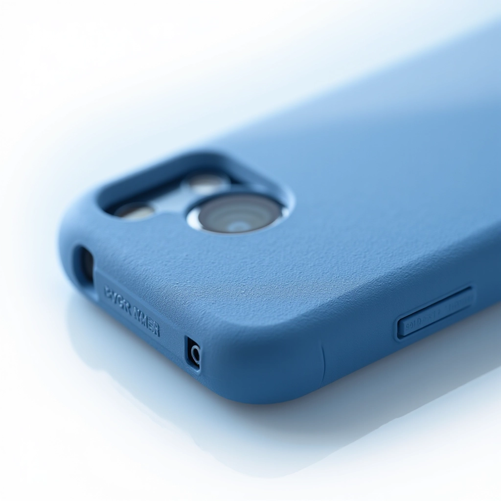 Close-up view of corner grip zones on protective phone case showing textured surface and edge protection design